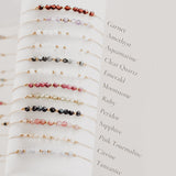 Natural Stone Birth Month Bracelet