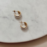 White Mini Hoops