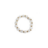 White Crystal ~ Gold Ring