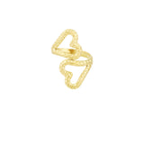 Double Hearts ~ Gold Ring
