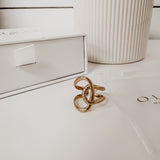 Twist ~ Gold Ring
