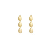 Triple Drip ~ Gold Earrings
