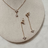 Elegant Flower Tear Drop Set
