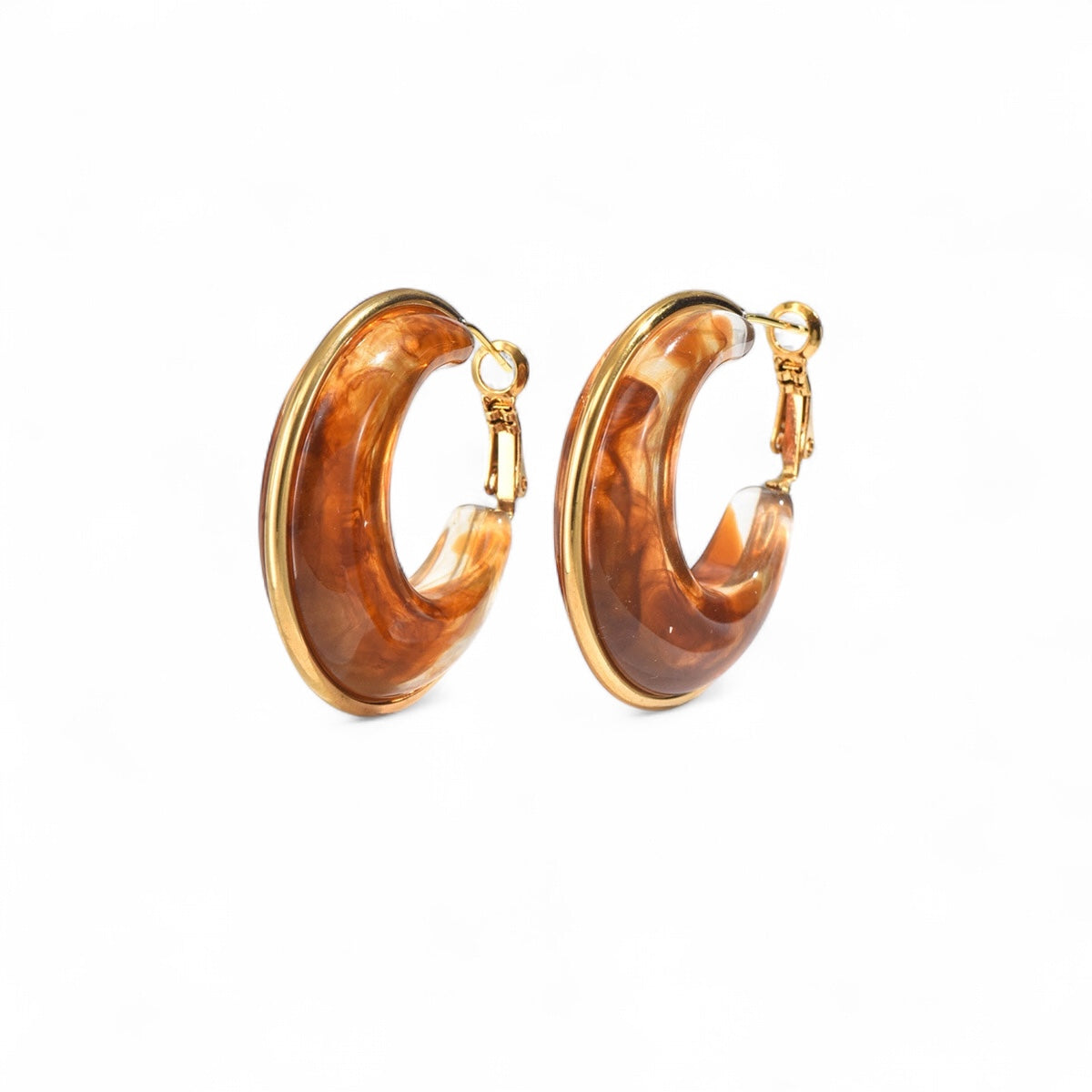 Vintage Hoops ~ Gold Earrings