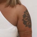 Adjustable Layered Arm Cuff