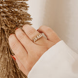 Sleek Diamonds ~ Gold Ring