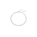 Double Layer Diamond ~ Silver Bracelet