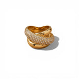 Bold Twist Gold Ring