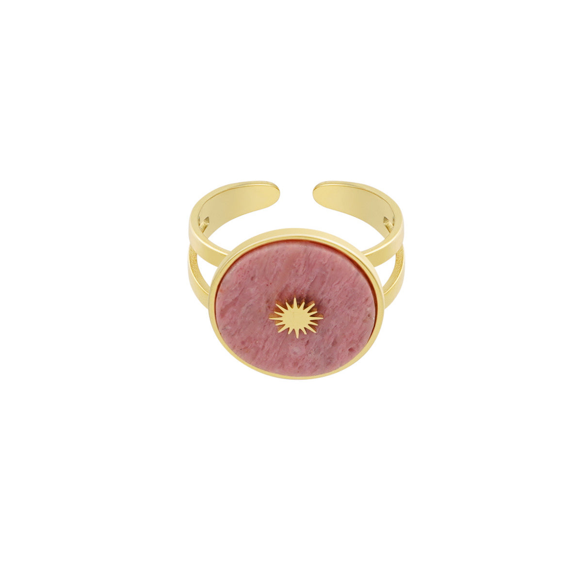 Solar Stone ~ Gold Ring
