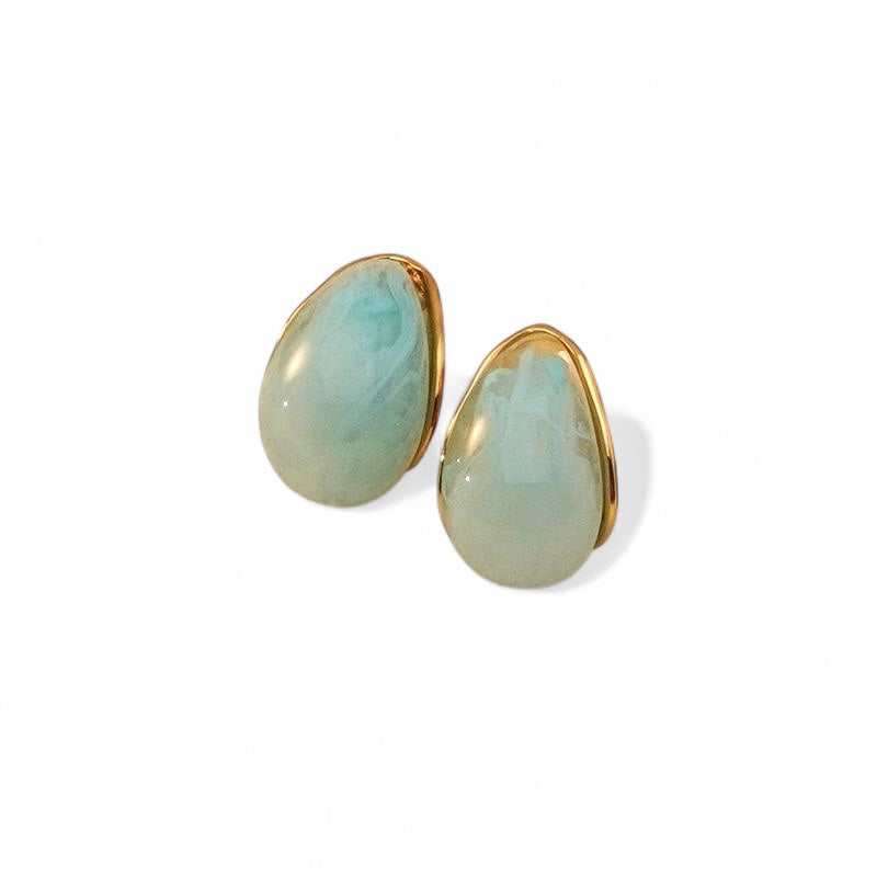 Resin Teardrop Earrings