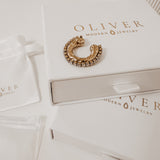 Rhinestone Ear Cuff ~ Gold