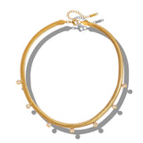 Gold Herringbone Bling