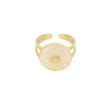 Solar Stone ~ Gold Ring