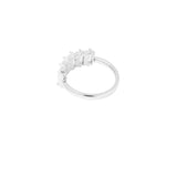 Sleek Diamonds ~ Silver Ring