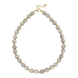 Golden Glow Beaded Necklace