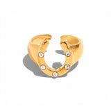 Horseshoe Adjustable Ring