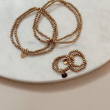 Beaded Bracelets & Ring Set