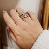 Double Diamonds ~ Gold Band
