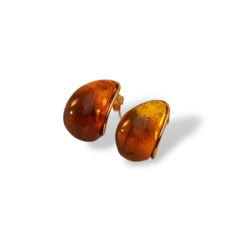 Resin Teardrop Earrings