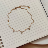 Dainty Sparkle Anklet