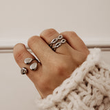 Dot Trio ~ Silver Ring