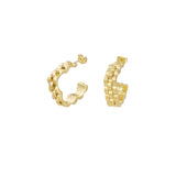 Clover Link ~ Gold Earrings