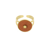 Solar Stone ~ Gold Ring