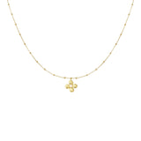Pearl Clover Gold Necklace