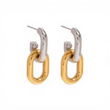 Mix Metal Chic Earrings