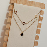 Double Layer Clover Anklet