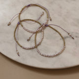 Lilac String Dainty Bracelet