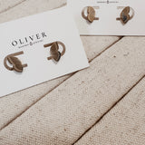 Butterfly Studs ~ Gold Earrings
