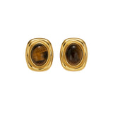 Stone Chic ~ Gold Earrings