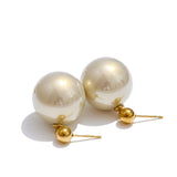 Coffee Pearl Studs