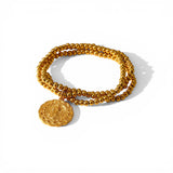 Virgin Mary Gold Bracelet