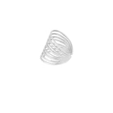 Layered Glow ~ Silver Ring