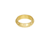 Simple Sparkle ~ Gold Ring