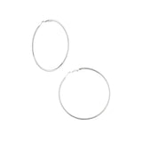Basic Hoops ~ Silver Earrings