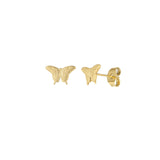 Butterfly Studs ~ Gold Earrings