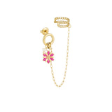 Spring Bloom ~ Gold Earring/Cuff