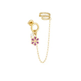 Spring Bloom ~ Gold Earring/Cuff