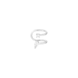 Dainty Shimmer ~ Silver Ear Cuff