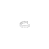 Bold Diamond ~ Silver Ear Cuff