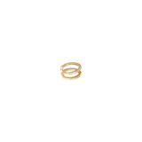Double Layer ~ Gold Ear Cuff
