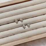 Round Stone Studs