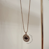 White Evil Eye Necklace