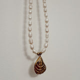 Natural Pearl Sea Shell Necklace