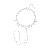 Purple Bliss Ring Bracelet