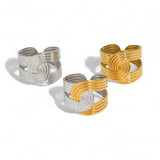 Minimalistic Twist Adjustable Ring