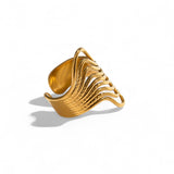 Wave Gold Ring
